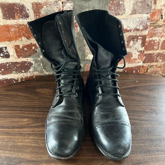 RARE Cole Rood & Haan Men\'s 2009 Heritage Line Black Boots 8.5 D main image 8